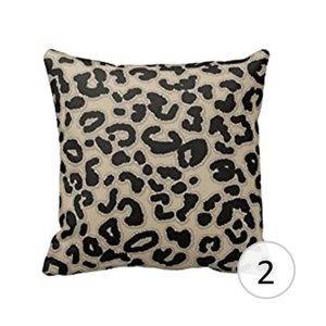 gray and black leopard print pillow cases (2)